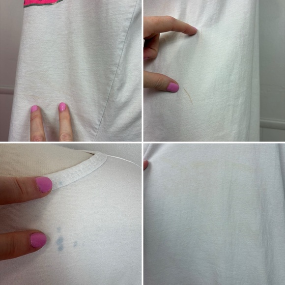 Salsa Caliente Rainbow Cat Cousins Tee‎ Shirt Cover Up Size M Vintage Cozumel - Picture 17 of 17